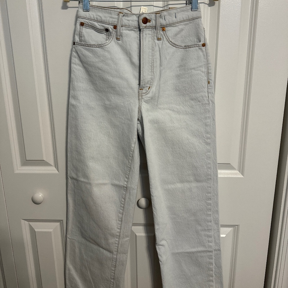 NWT Madewell The Perfect Vintage Wide-Leg Crop Jean